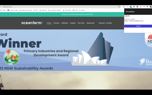 Northstar Extension  from Chrome web store to be run with OffiDocs Chromium online