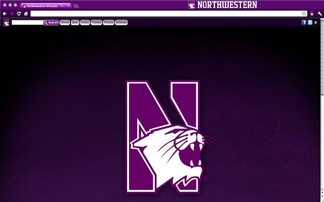 Northwestern University Theme  from Chrome web store to be run with OffiDocs Chromium online