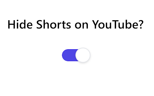 No Shorts  from Chrome web store to be run with OffiDocs Chromium online