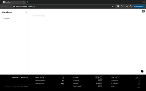 NotaBene  from Chrome web store to be run with OffiDocs Chromium online