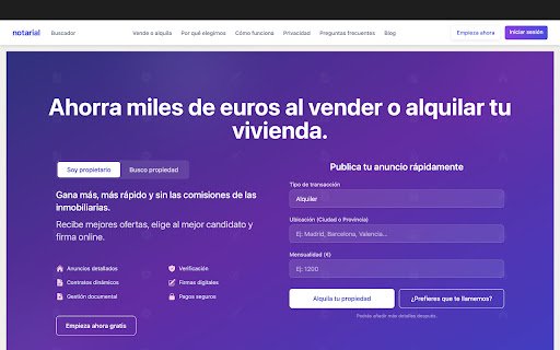 Notarial Connector  from Chrome web store to be run with OffiDocs Chromium online