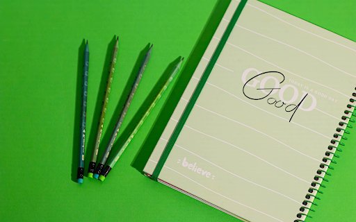 Notebook and pencils  from Chrome web store to be run with OffiDocs Chromium online