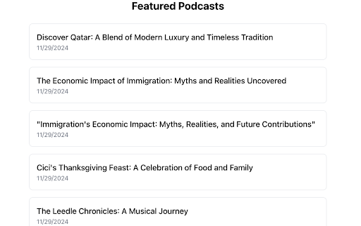 NotebookLM Podcast AI Podcast Generator  from Chrome web store to be run with OffiDocs Chromium online