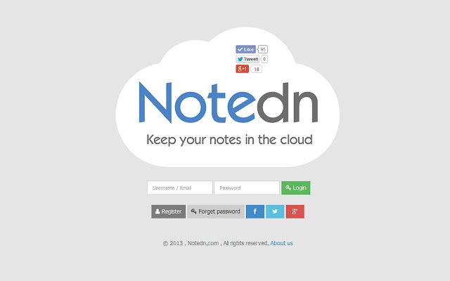 Notedn.com із веб-магазину Chrome, який буде працювати з OffiDocs Chromium онлайн
