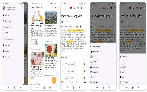 Note Everything  from Chrome web store to be run with OffiDocs Chromium online