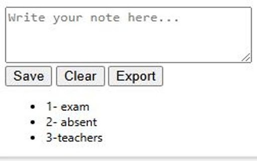 Notes Saver  from Chrome web store to be run with OffiDocs Chromium online