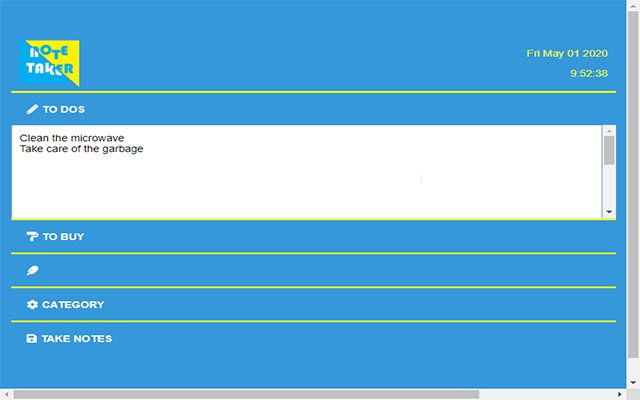 NoteTaker  from Chrome web store to be run with OffiDocs Chromium online