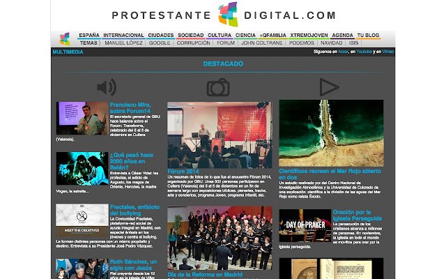 Noticias de Protestante Digital  from Chrome web store to be run with OffiDocs Chromium online