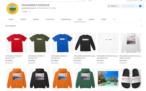 Notificador de Vídeo PAISAGENS E MÚSICA from Chrome web store to be run with OffiDocs Chromium online Notificador de Vídeo PAISAGENS E MÚSICA from Chrome web store to be run with OffiDocs Chromium online