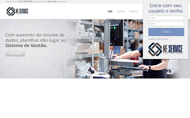 Notificações NFSERVICE  from Chrome web store to be run with OffiDocs Chromium online