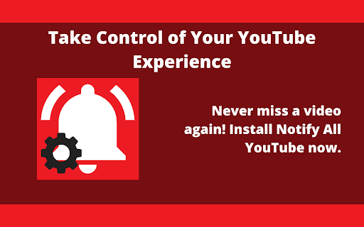 Notify All YouTube  from Chrome web store to be run with OffiDocs Chromium online