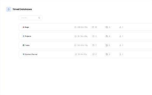 Notion Addons Time Tracker  from Chrome web store to be run with OffiDocs Chromium online