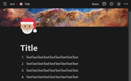 Notion Cover Slimmer  from Chrome web store to be run with OffiDocs Chromium online