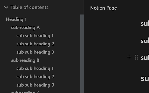 Notion Slick  from Chrome web store to be run with OffiDocs Chromium online