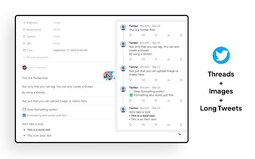 Notion Social Preview  from Chrome web store to be run with OffiDocs Chromium online