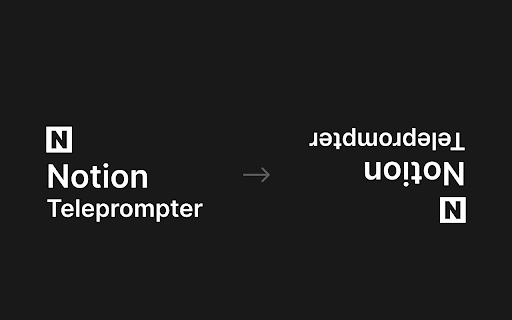 Notion Teleprompter Mode  from Chrome web store to be run with OffiDocs Chromium online Notion Teleprompter Mode  from Chrome web store to be run with OffiDocs Chromium online