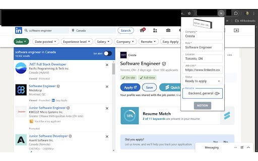 Notion Your Job  from Chrome web store to be run with OffiDocs Chromium online