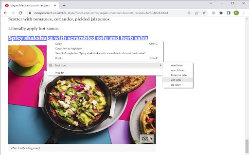 NotNow  from Chrome web store to be run with OffiDocs Chromium online
