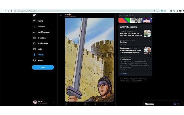 Nenhum corte do Twitter da loja virtual do Chrome para ser executado com OffiDocs Chromium online