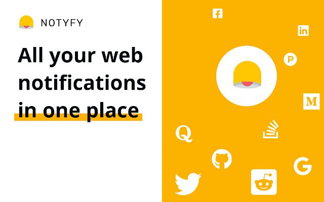 Notyfy Web Notifications in One Place de la boutique en ligne Chrome à exécuter avec OffiDocs Chromium en ligne