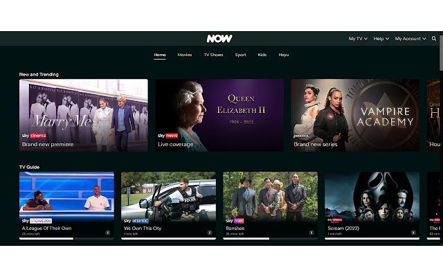 Now TV 4ever  from Chrome web store to be run with OffiDocs Chromium online