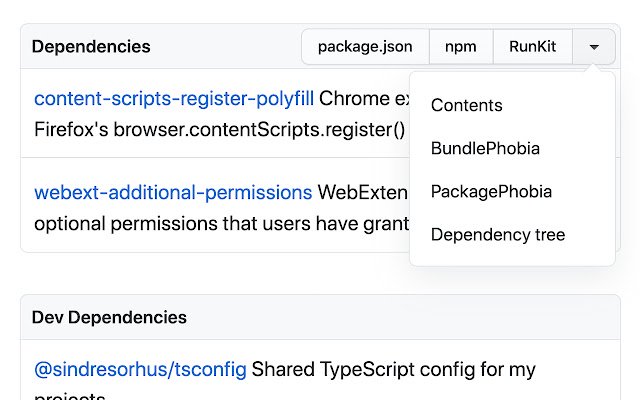 npmhub daripada kedai web Chrome untuk dijalankan dengan OffiDocs Chromium dalam talian