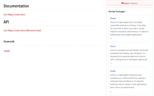 NPM Package Compare, Download Npm Trends | NPM SATR  from Chrome web store to be run with OffiDocs Chromium online