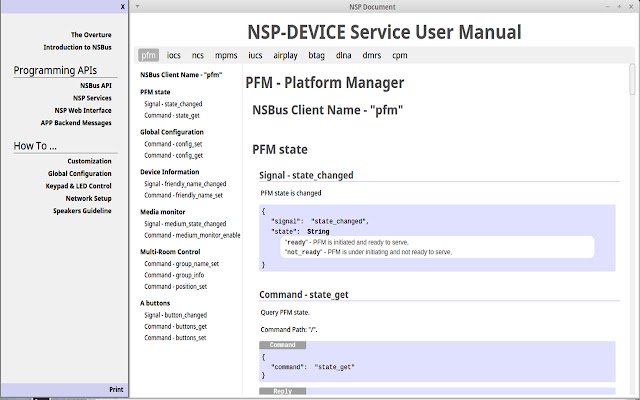 ศูนย์เอกสารการพัฒนา NSP จาก Chrome เว็บสโตร์ที่จะทำงานร่วมกับ OffiDocs Chromium ทางออนไลน์