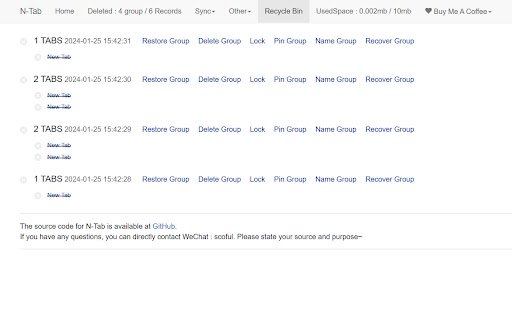 nTab  from Chrome web store to be run with OffiDocs Chromium online