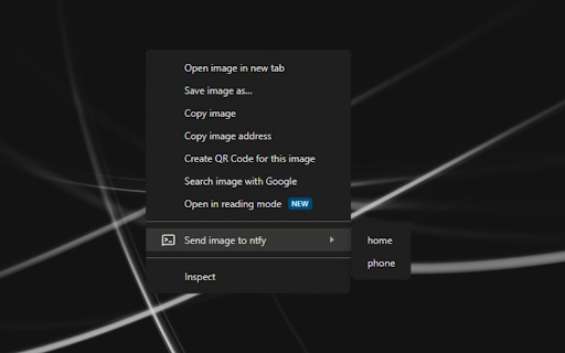NTFY Extension Wrapper  from Chrome web store to be run with OffiDocs Chromium online