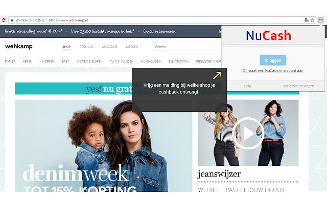 NuCash aus dem Chrome-Webshop, das mit OffiDocs Chromium online ausgeführt werden soll