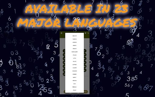 Number Generator  from Chrome web store to be run with OffiDocs Chromium online