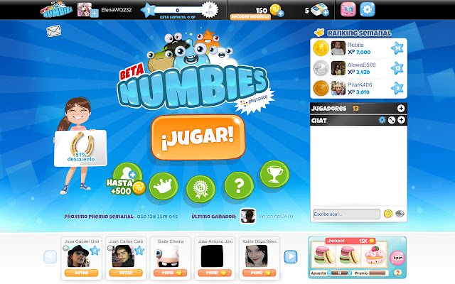 Numbies PlaySpace  from Chrome web store to be run with OffiDocs Chromium online