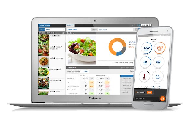 Nutritics Nutrition Analysis Software  from Chrome web store to be run with OffiDocs Chromium online
