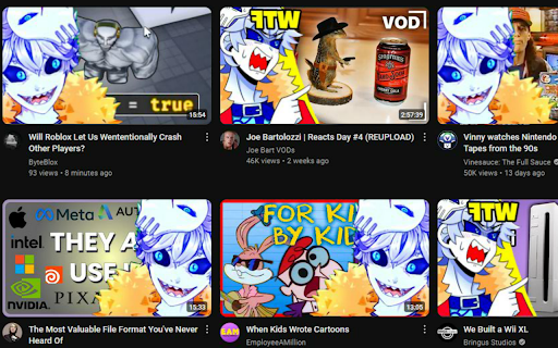 Nux Takuify/Nuxanorify YouTube  from Chrome web store to be run with OffiDocs Chromium online