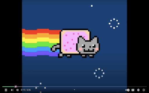 Nyan Cat Progress Bar  from Chrome web store to be run with OffiDocs Chromium online