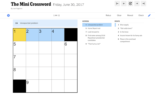 NYT Mini Crossword Navigator from Chrome web store to be run with OffiDocs Chromium online NYT Mini Crossword Navigator from Chrome web store to be run with OffiDocs Chromium online