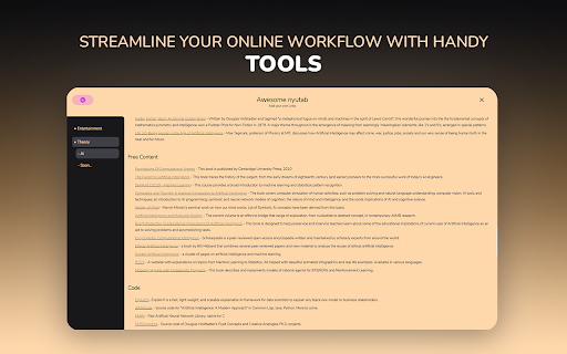 nyutab  from Chrome web store to be run with OffiDocs Chromium online
