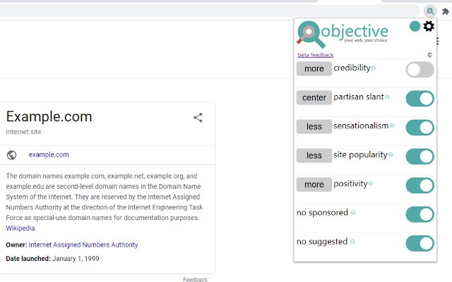 Chrome ウェブストアの Objective (ベータ版) を OffiDocs Chromium online で実行する