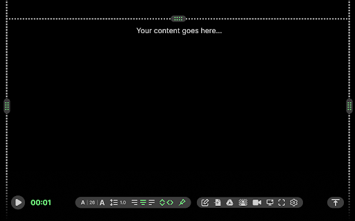 OBS Teleprompter  from Chrome web store to be run with OffiDocs Chromium online
