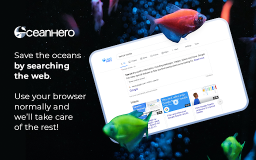 OceanHero: Save Our Oceans by Surfing the Web  from Chrome web store to be run with OffiDocs Chromium online