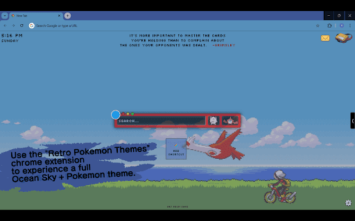 Ocean Sky  from Chrome web store to be run with OffiDocs Chromium online