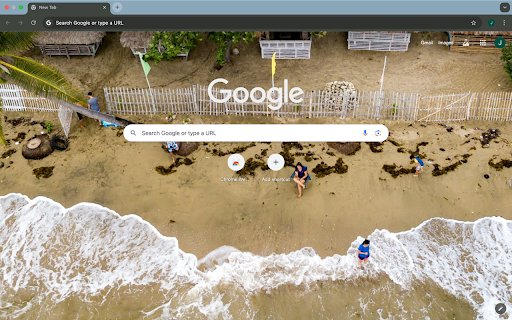 ocean waves and shore  from Chrome web store to be run with OffiDocs Chromium online