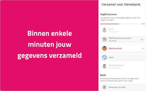 Ockto Aanlever Extensie  from Chrome web store to be run with OffiDocs Chromium online