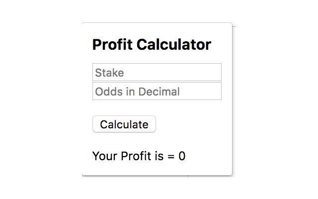 Odds and Stake Plus de la boutique en ligne Chrome sera exécuté avec OffiDocs Chromium en ligne