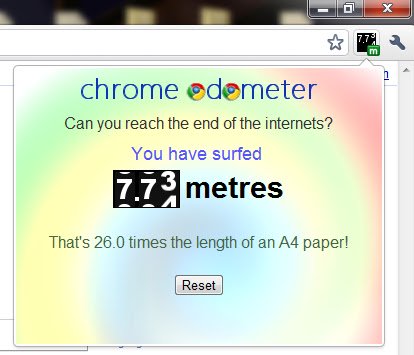 Odometer for Chrome  from Chrome web store to be run with OffiDocs Chromium online