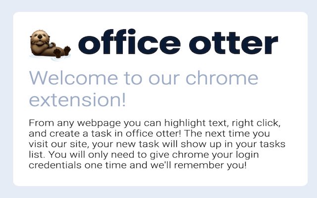 Office Otter ສໍາລັບ Chrome ຈາກຮ້ານເວັບ Chrome ທີ່ຈະດໍາເນີນການກັບ OffiDocs Chromium ອອນໄລນ໌