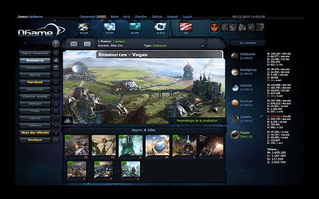 Chrome 网上商店的 Ogame Live 将与 OffiDocs Chromium 在线运行