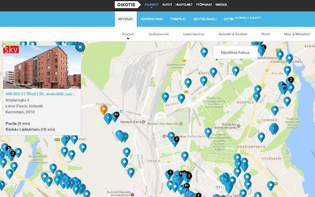 Oikotie Improver  from Chrome web store to be run with OffiDocs Chromium online