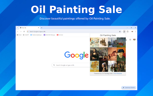 Oil Painting Sale  from Chrome web store to be run with OffiDocs Chromium online